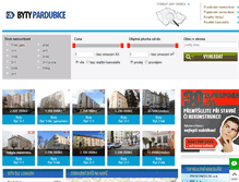 Tablet Screenshot of byty-pardubice.info